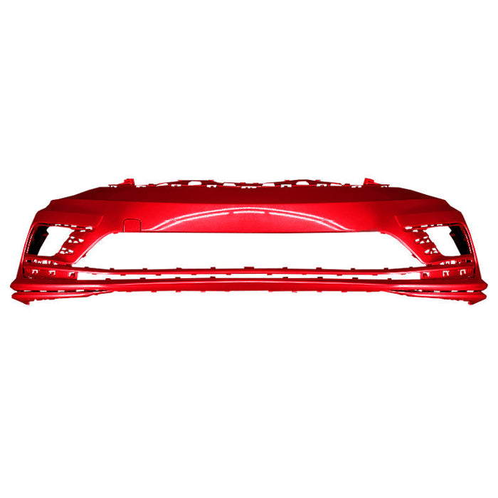 2016-2018 Volkswagen Jetta GLI/Wolfsburg Front Bumper Without Sensor Holes & Without Head Light Washer Holes - VW1000242-Partify-Painted-Replacement-Body-Parts