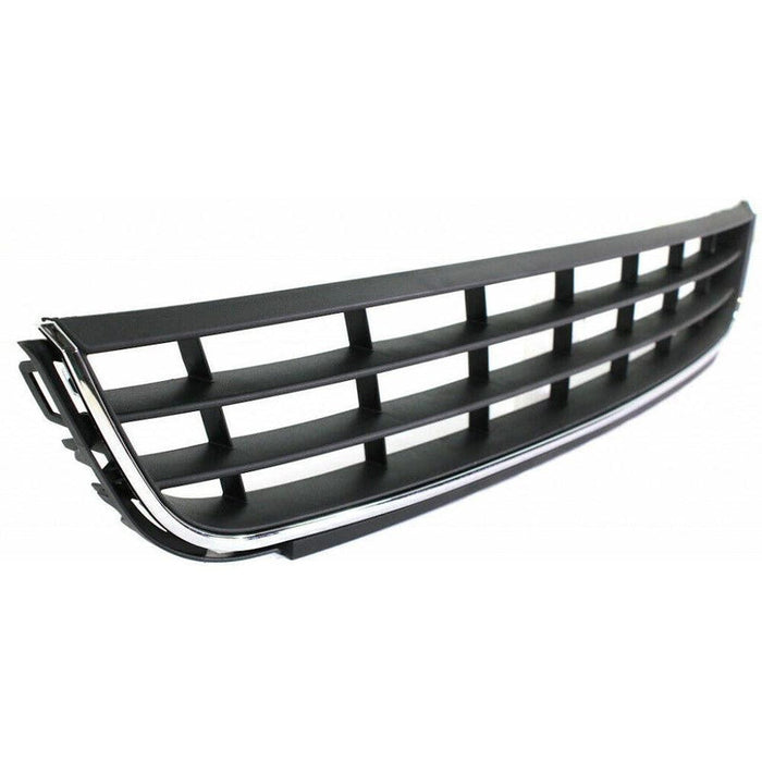 2011-2014 Volkswagen Jetta Lower Grille Black/Chrome Sedan Exclude GLI - VW1036120-Partify-Painted-Replacement-Body-Parts