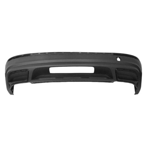 2018-2020 Volkswagen Tiguan Non R-Line CAPA Certified Rear Lower Bumper Without Sensor Holes & With Trailer Hitch - VW1115114C-Partify-Painted-Replacement-Body-Parts