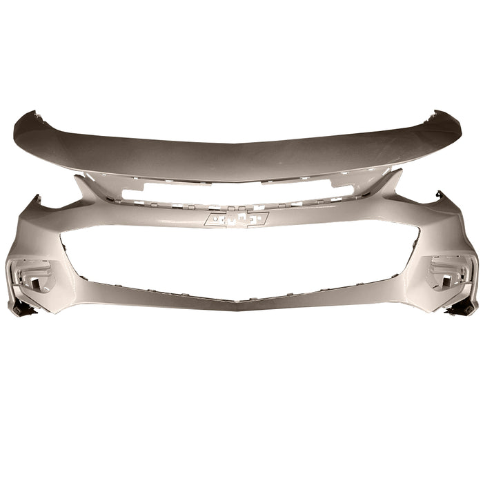 2016-2018 Chevrolet Malibu L/LS Front Bumper Without Sensor Holes & Without Parallel Parking - GM1000997-Partify-Painted-Replacement-Body-Parts