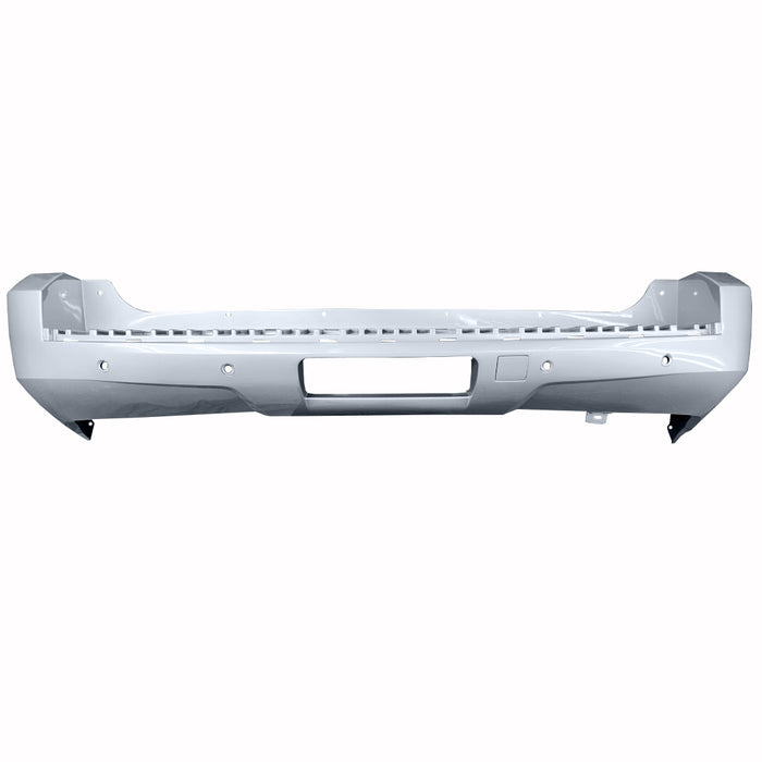 2007-2014 Chevrolet Suburban Rear Bumper With Sensor Holes - GM1100787-Partify-Painted-Replacement-Body-Parts