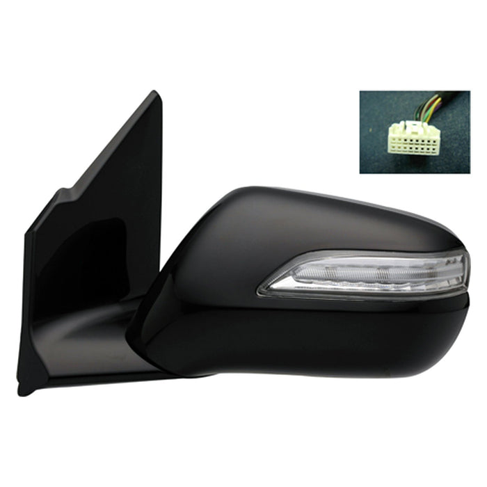 2010-2013 Acura MDX Driver Side Door Mirror - AC1320114-Partify-Painted-Replacement-Body-Parts
