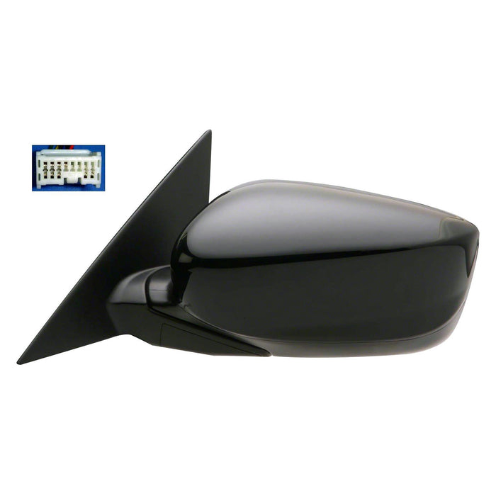 2013-2017 Acura ILX Driver Side Door Mirror Power Heated W/Cover - AC1320116-Partify-Painted-Replacement-Body-Parts