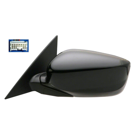 2013-2017 Acura ILX Driver Side Door Mirror Power Heated W/Cover - AC1320116-Partify-Painted-Replacement-Body-Parts