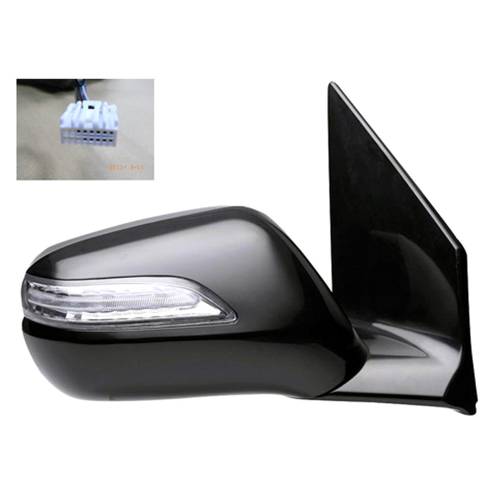 2007-2009 Acura MDX Passenger Side Door Mirror - AC1321112-Partify-Painted-Replacement-Body-Parts