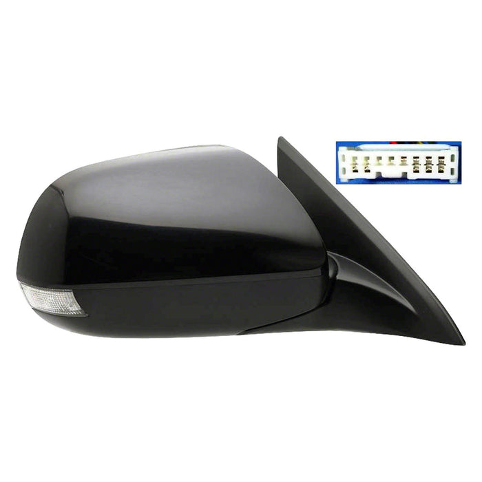 2009-2014 Acura TSX Passenger Side Door Mirror - AC1321115-Partify-Painted-Replacement-Body-Parts