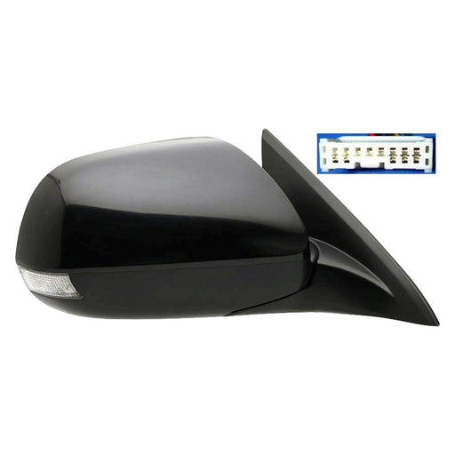2009-2014 Acura TSX Passenger Side Door Mirror - AC1321115-Partify-Painted-Replacement-Body-Parts
