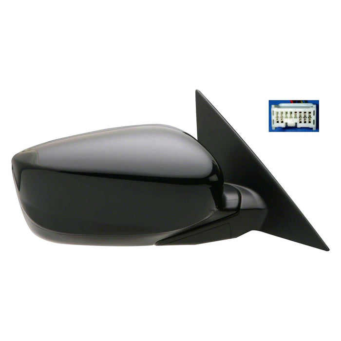 2013-2022 Acura ILX Passenger Side Door Mirror Power Heated W/Cover - AC1321116-Partify-Painted-Replacement-Body-Parts