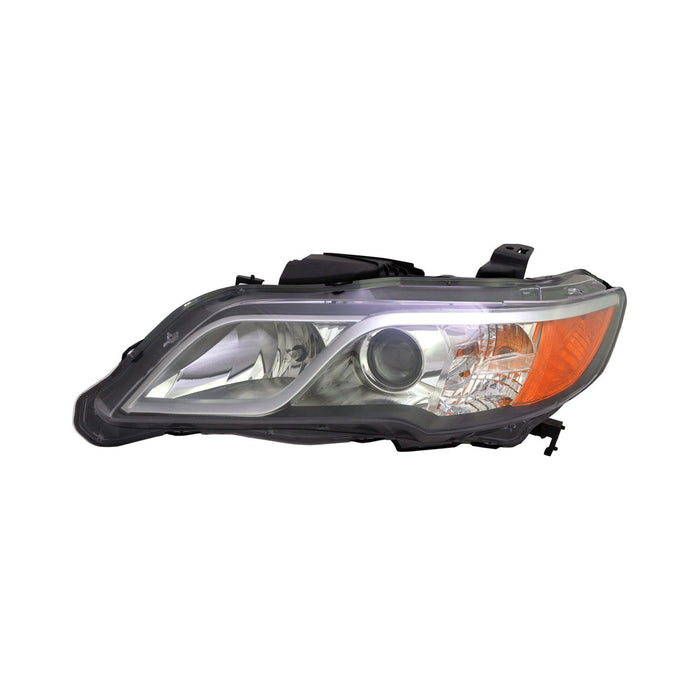 2013-2015 Acura RDX Driver Side Headlight Assembly Hid W/High-Beam Bulb W/Signal Lamp No Hid Components Composite - AC2502124-Partify-Painted-Replacement-Body-Parts
