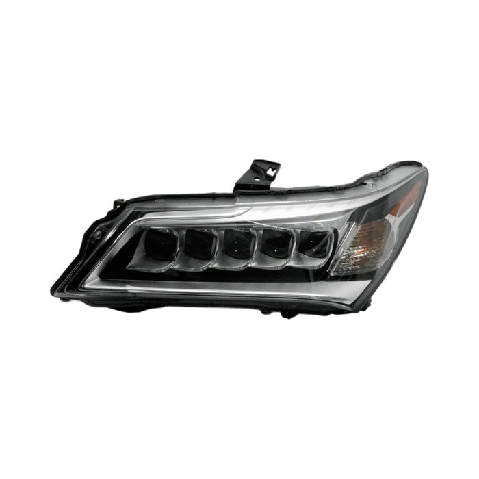 2014-2016 Acura MDX Driver Side Headlight Assembly Led Composite - AC2502125-Partify-Painted-Replacement-Body-Parts