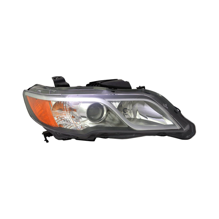 2013-2015 Acura RDX Passenger Side Headlight Assembly Hid W/High-Beam Bulb W/Signal Lamp No Hid Components Composite - AC2503124-Partify-Painted-Replacement-Body-Parts