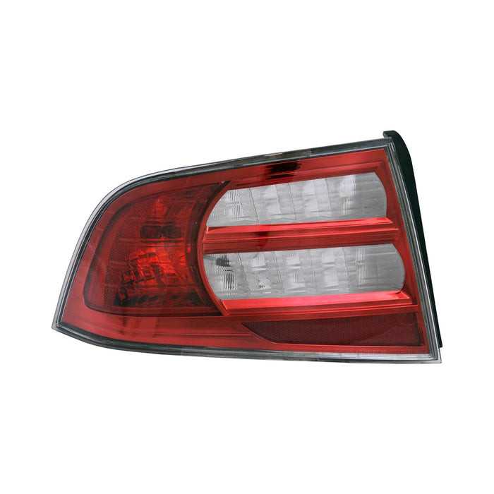 2007-2008 Acura TL Base Driver Side Tail Light Housing Includes Lens - AC2818107-Partify-Painted-Replacement-Body-Parts