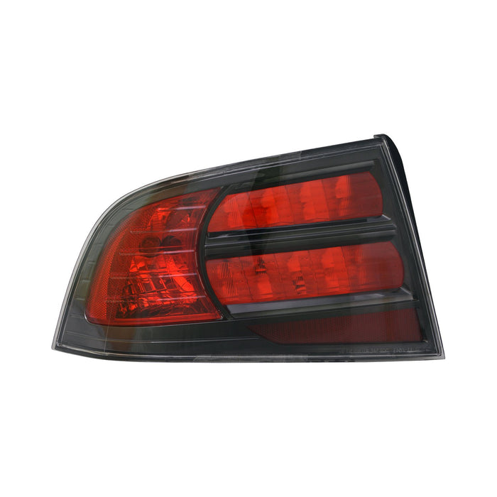 2007-2008 Acura TL Type-S Driver Side Tail Light Housing Includes Lens - AC2818108-Partify-Painted-Replacement-Body-Parts