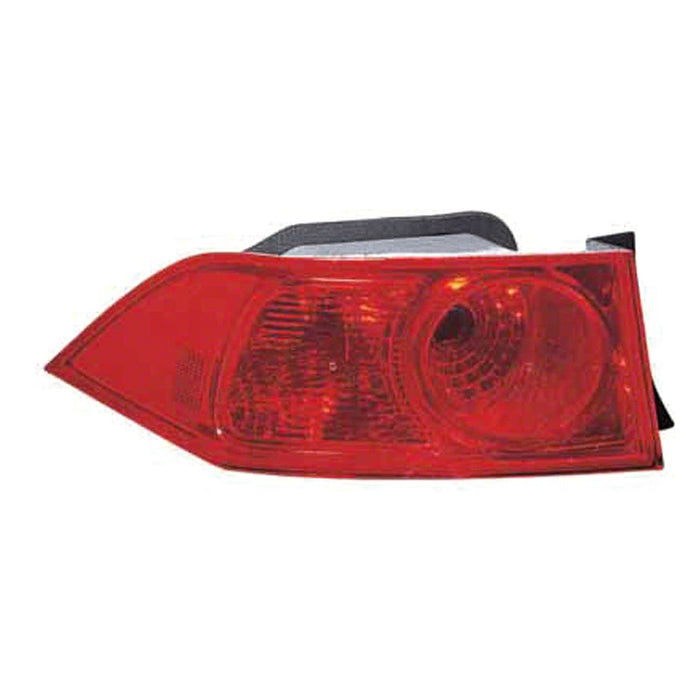 2006-2008 Acura TSX Driver Side Tail Light Housing Quarter Panel Mounted Includes Lens - AC2818109-Partify-Painted-Replacement-Body-Parts