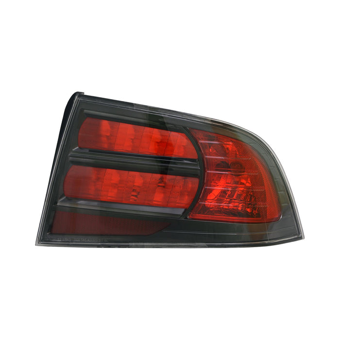 2007-2008 Acura TL Type-S Passenger Side Tail Light Housing Includes Lens - AC2819108-Partify-Painted-Replacement-Body-Parts