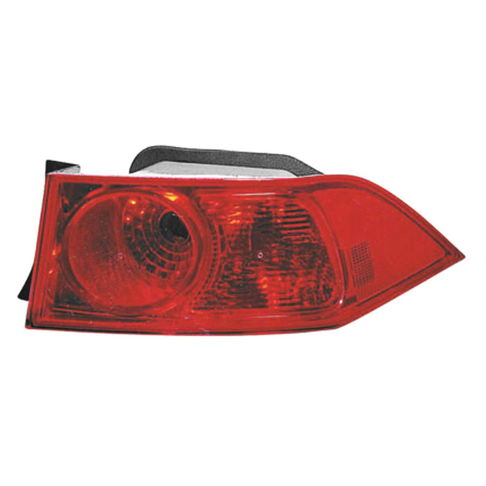 2006-2008 Acura TSX Passenger Side Tail Light Housing Quarter Panel Mounted Includes Lens - AC2819109-Partify-Painted-Replacement-Body-Parts