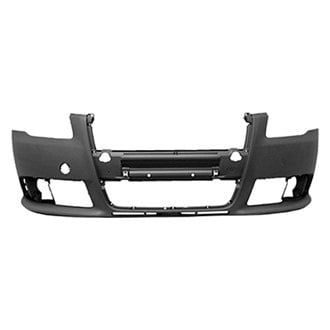 2007-2009 Audi A4/S4 Front Bumper W/S-Line Pkg W/O Headlamp Washer - AU1000146-Partify-Painted-Replacement-Body-Parts