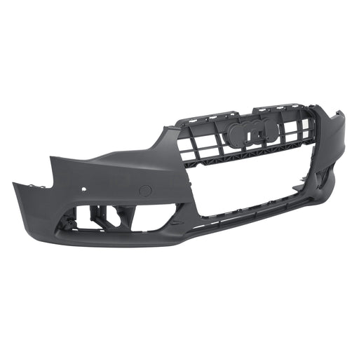2012-2017 Audi A5 Quattro Cabriolet Front Bumper W/O S-Line Pkg W/O Headlamp Washer W/Parking Aid Sensors Convertible/Coupe - AU1000212-Partify-Painted-Replacement-Body-Parts