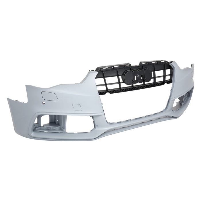 2012-2017 Audi S5 Cabriolet Front Bumper W/Headlamp Washer W/Parking Aid Sensors Coupe - AU1000215-Partify-Painted-Replacement-Body-Parts