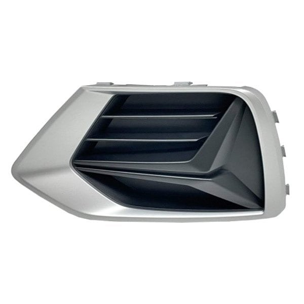 2019-2023 Audi Q3 Front Driver Side Bumper Insert Outer Grille Selenite Silver - AU1038156-Partify-Painted-Replacement-Body-Parts
