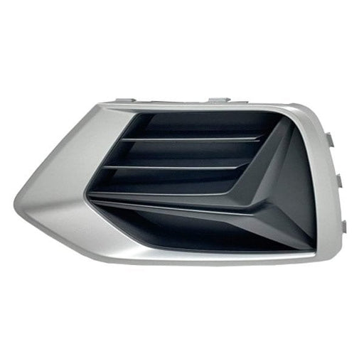 2019-2023 Audi Q3 Front Driver Side Bumper Insert Outer Grille Selenite Silver - AU1038156-Partify-Painted-Replacement-Body-Parts
