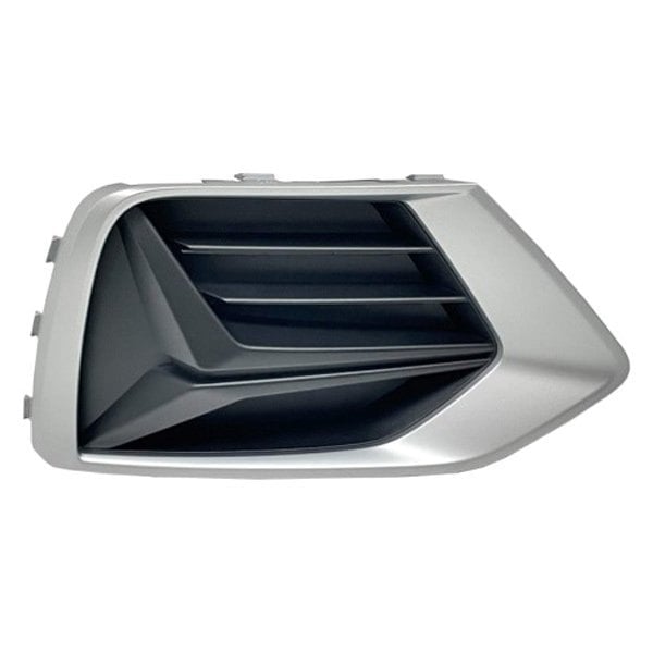 2019-2023 Audi Q3 Front Passenger Side Bumper Insert Outer Grille Selenite Silver - AU1039156-Partify-Painted-Replacement-Body-Parts