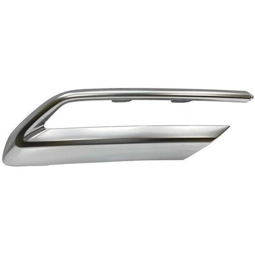 2021-2023 Audi Q5 Rear Driver Side Bumper Molding W/O S-Line Pkg Exh Opening Trim Aluminum - AU1146102-Partify-Painted-Replacement-Body-Parts