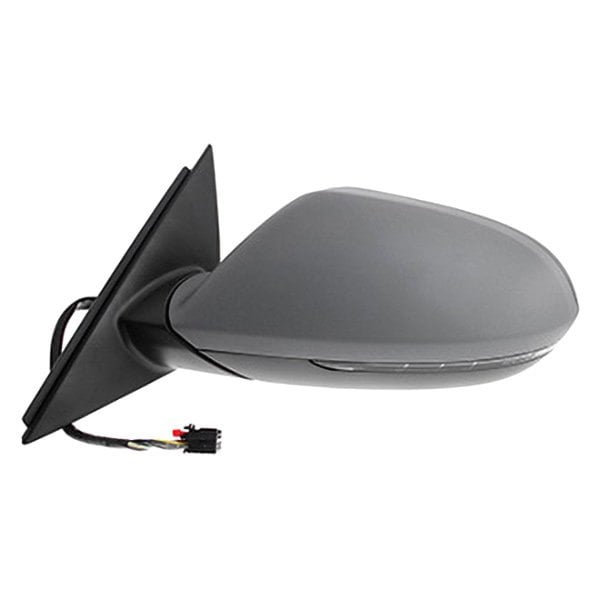 2012-2016 Audi A6/S6 Driver Side Door Mirror W/O Side View Camera W/Mem From 11-7-11 W/O Auto Dimming Assembly - AU1320131-Partify-Painted-Replacement-Body-Parts