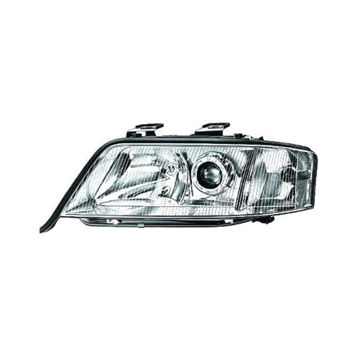 1998-2000 Audi A6 Quattro Driver Side Headlight Assembly Halogen To Vin Y046631 Composite 2.7L V6/2.8L V6 - AU2502110-Partify-Painted-Replacement-Body-Parts