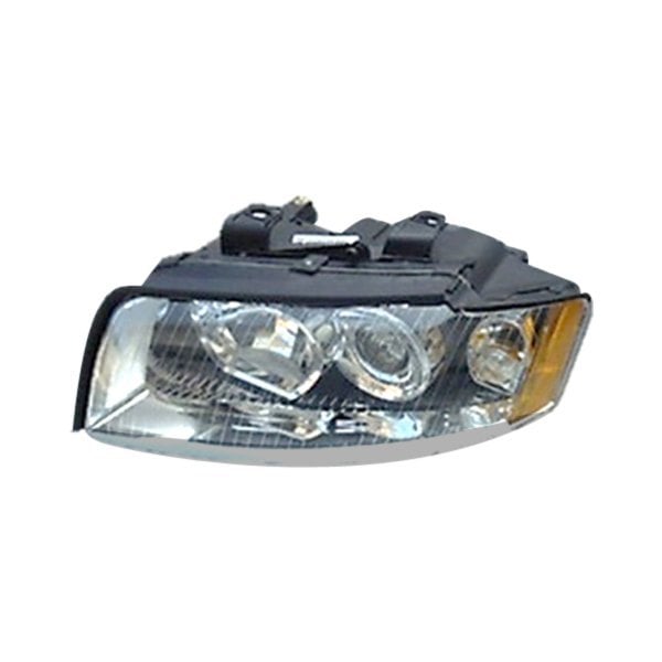 2003-2005 Audi A4 Driver Side Headlight Assembly Gen 2 From Vin 3281971 W/Xenon Bulb Composite - AU2502126-Partify-Painted-Replacement-Body-Parts