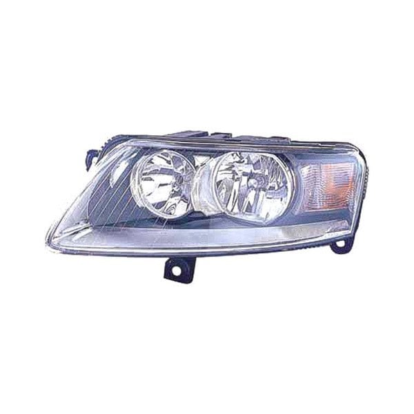 2005-2010 Audi A6 Driver Side Headlight Assembly W/Halogen Composite Sedan - AU2502131-Partify-Painted-Replacement-Body-Parts