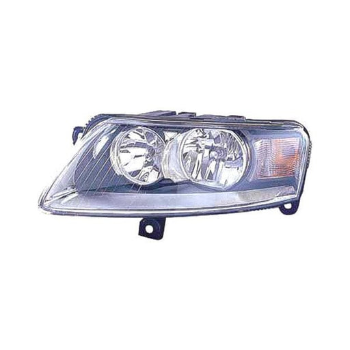 2005-2010 Audi A6 Driver Side Headlight Assembly W/Halogen Composite Sedan - AU2502131-Partify-Painted-Replacement-Body-Parts