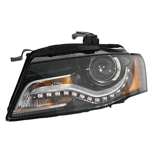 2009-2010 Audi A4/S4 Driver Side Headlight Assembly Xenon W/Curve Lighting Composite Sedan - AU2502146-Partify-Painted-Replacement-Body-Parts