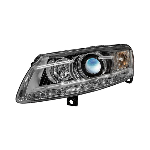 2009-2011 Audi A6 Driver Side Headlight Assembly Xenon W/Auto Level Lamps W/Curve Lighting Composite - AU2502148-Partify-Painted-Replacement-Body-Parts