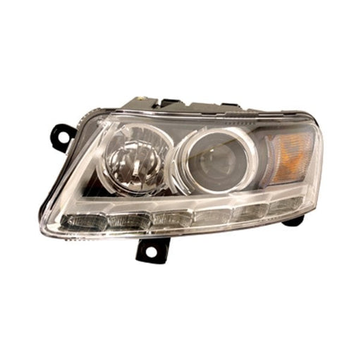 2009-2011 Audi A6 Driver Side Headlight Assembly Xenon W/Auto Level Lamps W/O Curve Lighting Composite - AU2502156-Partify-Painted-Replacement-Body-Parts