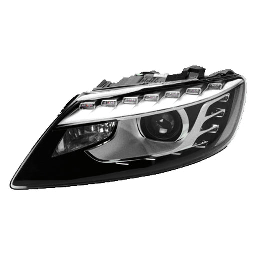 2010-2015 Audi Q7 Driver Side Headlight Assembly Xenon W/O Curve Lighting Composite - AU2502158-Partify-Painted-Replacement-Body-Parts