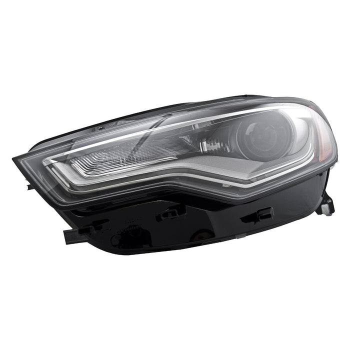 2012-2018 Audi A6/S6 Driver Side Headlight Assembly Xenon W/O Auto Level Lamps Composite - AU2502170-Partify-Painted-Replacement-Body-Parts