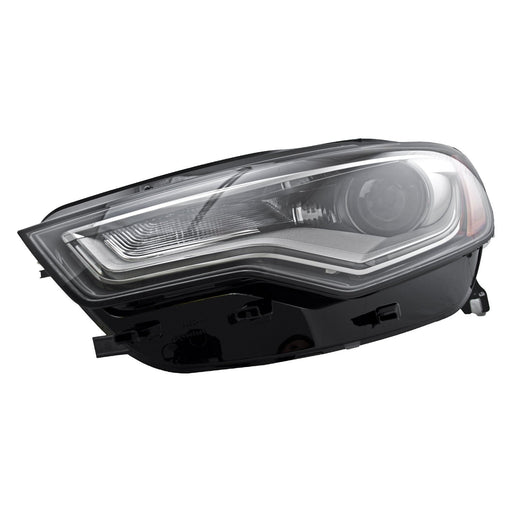 2012-2018 Audi A6/S6 Driver Side Headlight Assembly Xenon W/O Auto Level Lamps Composite - AU2502170-Partify-Painted-Replacement-Body-Parts