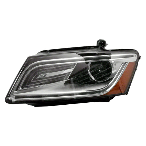 2013-2017 Audi Q5/SQ5 Driver Side Headlight Assembly Bi-Xenon W/O Curve Lighting Composite - AU2502179-Partify-Painted-Replacement-Body-Parts