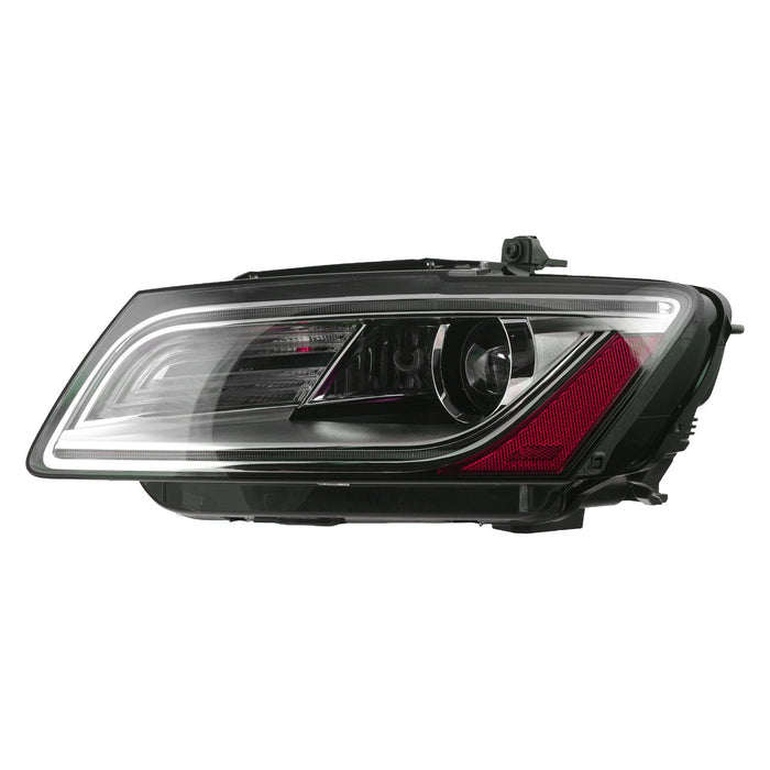 2013-2017 Audi Q5/SQ5 Driver Side Headlight Assembly Bi-Xenon W/Curve Lighting Composite - AU2502193-Partify-Painted-Replacement-Body-Parts