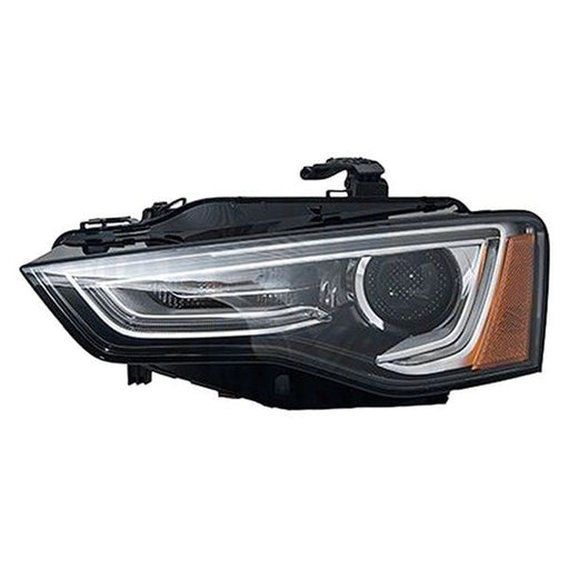 2012-2017 Audi A5 Quattro/S5 Driver Side Headlight Assembly Xenon W/Curve Lighting Composite Convertible/Coupe - AU2502194-Partify-Painted-Replacement-Body-Parts