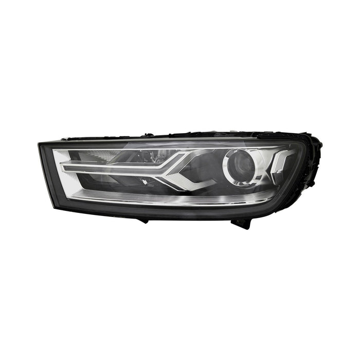 2017-2019 Audi Q7 Driver Side Headlight Assembly Xenon Composite - AU2502201-Partify-Painted-Replacement-Body-Parts