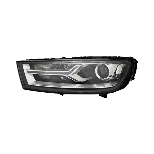 2017-2019 Audi Q7 Driver Side Headlight Assembly Xenon Composite - AU2502201-Partify-Painted-Replacement-Body-Parts