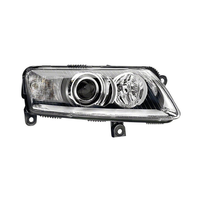 2005-2008 Audi A6 Passenger Side Headlight Assembly W/Hid Lamp W/O Auto Level W/O Igniter/Bulb From Ch# 5125001 Composite 4 Door Sedan - AU2503121-Partify-Painted-Replacement-Body-Parts