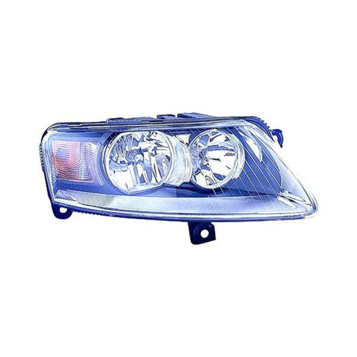 2005-2010 Audi A6 Passenger Side Headlight Assembly W/Halogen Composite Sedan - AU2503131-Partify-Painted-Replacement-Body-Parts