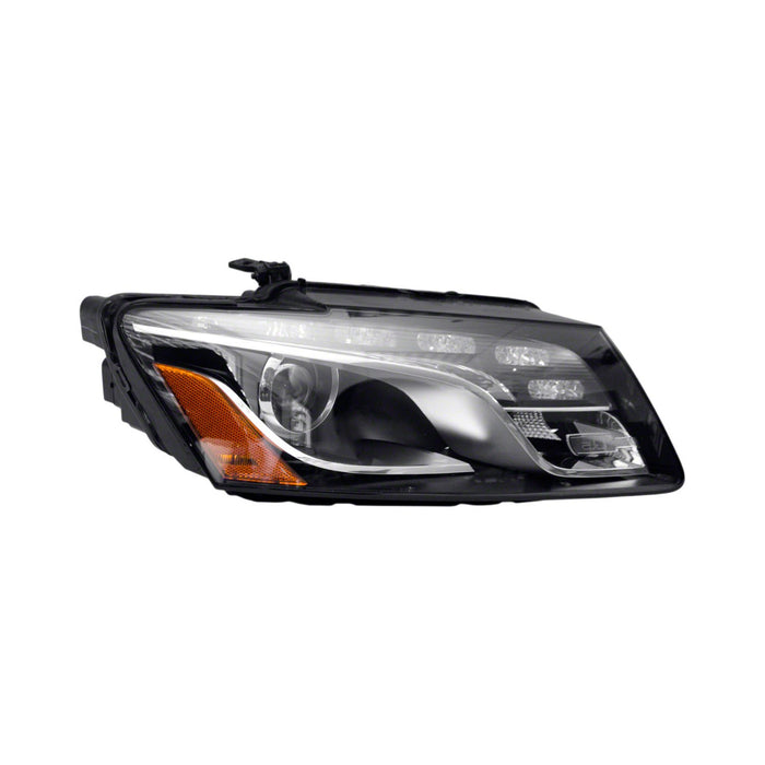 2010-2012 Audi Q5 Passenger Side Headlight Assembly Bi-Xenon W/Curve Lighting From 11-16-09 Composite - AU2503147-Partify-Painted-Replacement-Body-Parts
