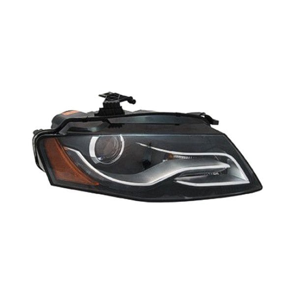 2009-2010 Audi A4/S4 Passenger Side Headlight Assembly Xenon W/O Curve Lighting Composite Sedan - AU2503150-Partify-Painted-Replacement-Body-Parts