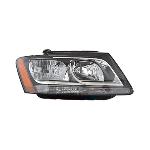 2010-2012 Audi Q5 Passenger Side Headlight Assembly Halogen Composite - AU2503165-Partify-Painted-Replacement-Body-Parts