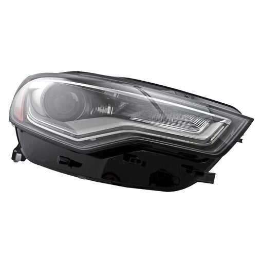 2012-2018 Audi A6/S6 Passenger Side Headlight Assembly Xenon W/O Auto Level Lamps Composite - AU2503170-Partify-Painted-Replacement-Body-Parts