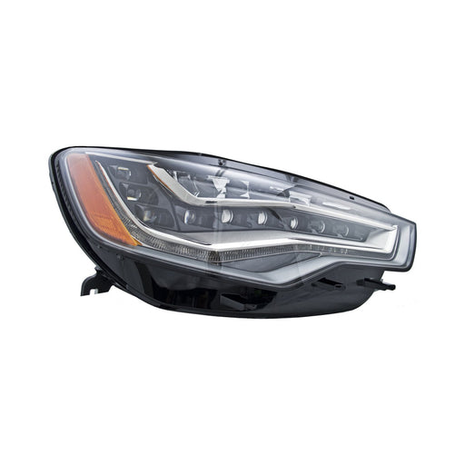2012-2015 Audi A6/S6 Passenger Side Headlight Assembly Led Composite - AU2503172-Partify-Painted-Replacement-Body-Parts